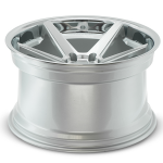 Ferrada FR3 Wheels Gloss silver with machined face and polished lip 2005-2024  Mustang GT/V6/EcoBoost + Brembo